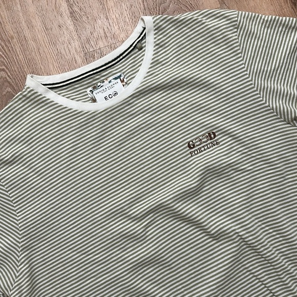 DENIM & FLOWER | Men’s Striped T-Shirt - Picture 2 of 4